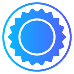 badge gradient icon