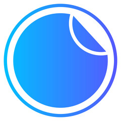 label gradient icon