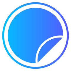 label gradient icon