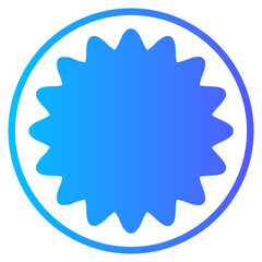 stickers gradient icon