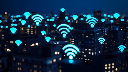 abstract city skyline 2