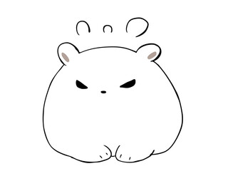 しろくま　土下座