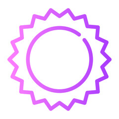 badge gradient icon
