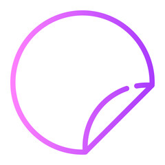 label gradient icon
