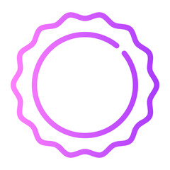 sticker gradient icon