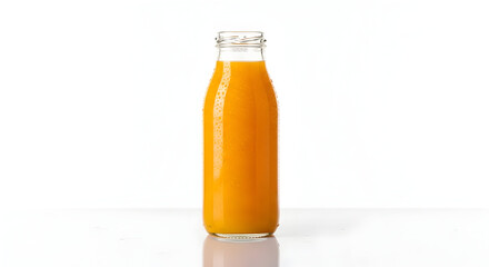 Fresh Orange Juice Bottle Refreshing Drink Healthy Lifestyle Vitamin C Food Beverage Tropical Citrus Diet Sweet Organic Nutrition Clear Glass Bottle