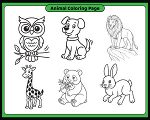animal icon design template