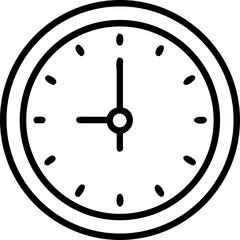 Time and Clock line icon, Included Clock, Stopwatch, Timer vector icon collection. Editable Stroke