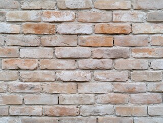 Fototapeta premium Rustic brick wall texture, aged and weathered background.