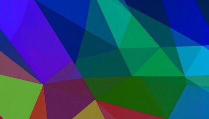 Obraz premium Vibrant geometric background with colorful polygon pattern