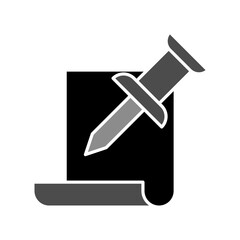 Paper icon design template