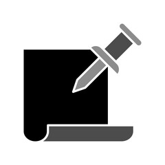 Paper icon design template