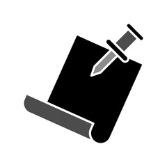 Paper icon design template