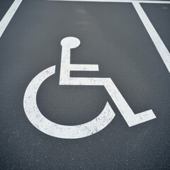 Warm tips for accessible parking spaces