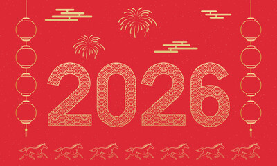 2026 Chinese New Year poster for the Year of the Horse