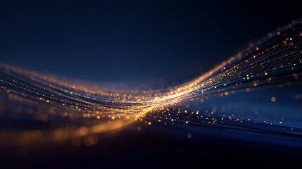Obraz premium light trails on the bridge