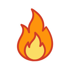 vector fire icon