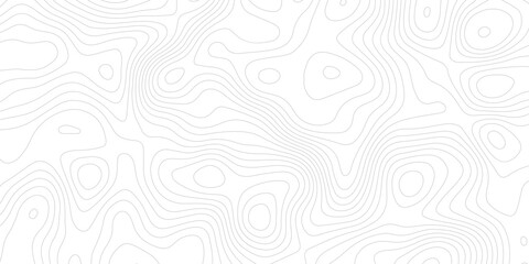 a topographic map with gray contour lines, set against a white background, depicting elevation changes in an abstract representation	