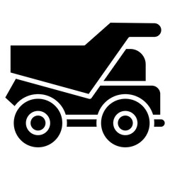 Dump Truck glyph icon