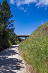 Bridge over the George S. Mickelson trail, South Dakota