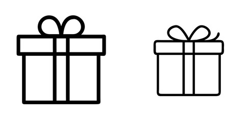 Gift Box Icon for Celebration, Holidays, and Special Occasions