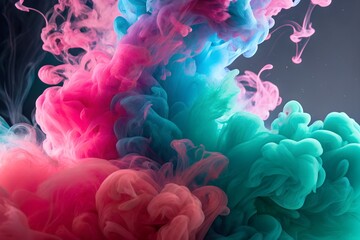 Obraz premium abstract colorful background with bubbles