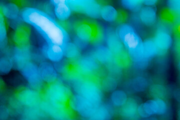 Abstract Nature Blur Background with Soft Green Tones