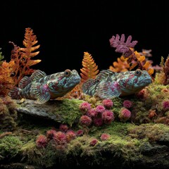 Colorful Tropical Fish Amidst Vibrant Coral Reef Ecosystem