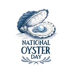 national oyster day, national oyster day art, national oyster day logo design.