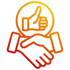 Obraz premium Handshake Icon