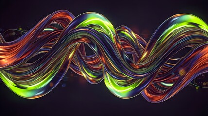 Dynamic abstract wave art with vibrant colors for modern designs and creative projects inspiration