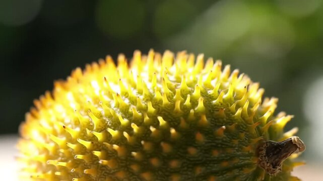 Gac Fruit Close-Up Spiky Texture and Exotic Beauty