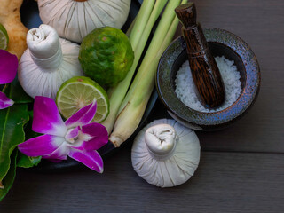 Spa Thai therapy treatment aromatherapy for body woman and for relax summer time. Lifestyle Concept