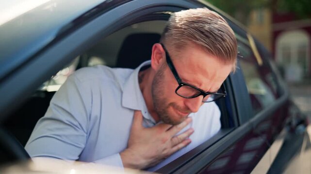 Carsick Man Struggles With Motion Sickness