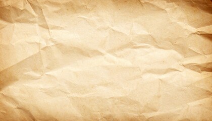 Fototapeta premium Crumpled Beige Paper Texture High-Resolution Image, Vintage Concept, Background, photography, texture,vintage