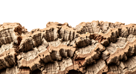 Abstract Cork Texture:  Rustic, Earthy Tones,  Natural Background Image.