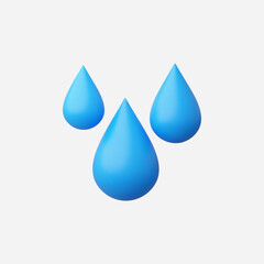 3d Realistic Water icon vector Illustration