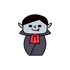 吸血鬼のイラスト