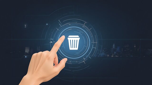 Digital cleaning and deletion.