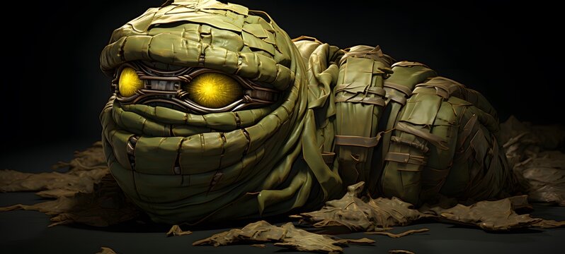 Mummy monster in Clash Royale, generative AI