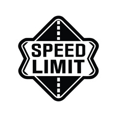 Vector illustration of a United States speed limit road sign, in a variety of speeds