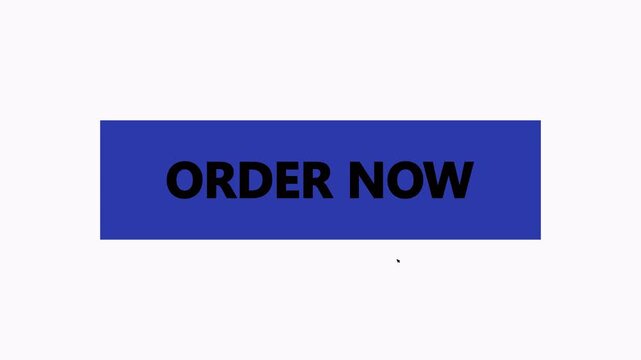 order now button on whitescreen background. Suitable for websites, online stores, promotions, marketing materials.