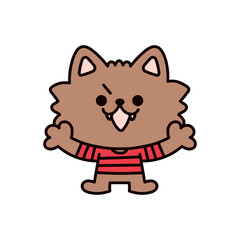 狼男のイラスト