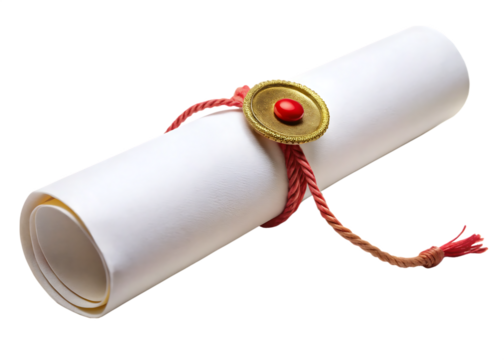 Elegant floral design with red gems on a black background