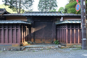 old house in nikko in japan