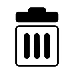 Trash deleted file icon vector