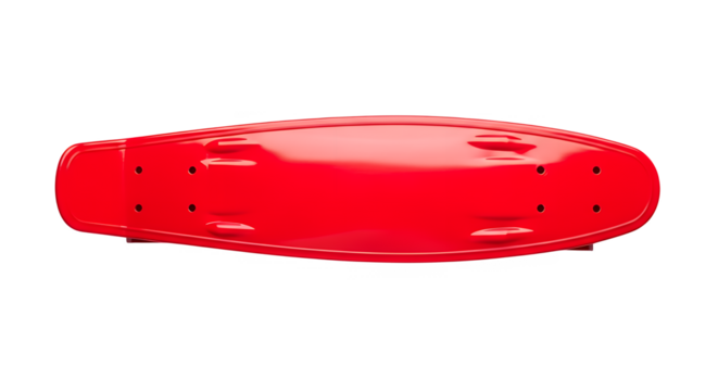Red plastic fishing container used for bait or tackle isolated on white background