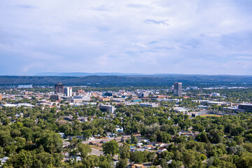 City of Billings, Montana in June