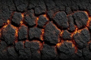 Lava Rock Texture Background