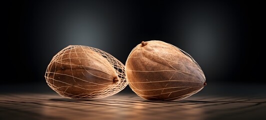 sapodilla Wireframe, highly detailed, generative AI